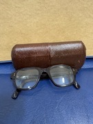 Okulary korekcyjne, szklane soczewki -5,0D