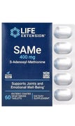 Suplement diety Life Extension S-Adenozylo L-Metionina 400 mg 60 tabl.