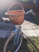 Rowerówka kosz z wikliny zakupowy.
