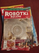 Robótki ręczne 11-12/2013 świąteczne ozdoby obrus firanka serwetki 