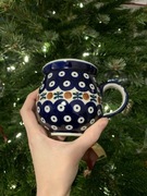 Kubek Bolesławiec czeski baryłka beczułka kropka nowy 1 gatunek