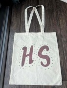 Torba bawełniana torebka tote bag cotton bawełna beżowa Harry Styles 