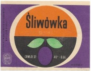 Etykieta na alkohol, ŚLIWÓWKA, Bielsko-Biała
