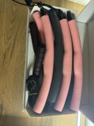 HULA HOOP Z WYPUSTKAMI NA FITNESS RÓŻOWE +SKAKANKA