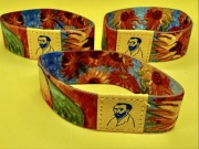 Bransoletka Van Gogh unisex sportowa opaska na nadgarstek wzory