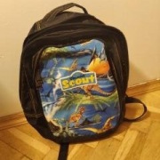 Plecak z dinozaurami