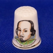 Naparstek Kolekcjonerski Porcelanowy Birchcroft Willam Shakespeare