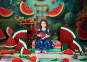 Tło Fotograficzne Materiałowe -tkanina FOX 205g - arbuzy 200x250 cm 