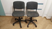 Oddam za darmo dwa krzesła biurkowe, szaro-czarne