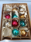 Małe bombki choinkowe prl c8