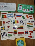 Gra memory z flagami Państwami