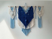 Makrama ścienna „Ocean ” – z podświetleniem LED 