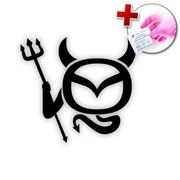 NAKLEJKA NA SAMOCHÓD AUTO LAPTOP - MAZDA DEVIL