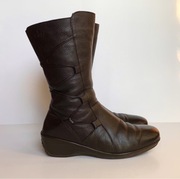 Caprice kozaki botki zimowe r. 40,5 brązowe ciepłe