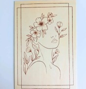 Dekoracja, Obraz kobiety, prezent