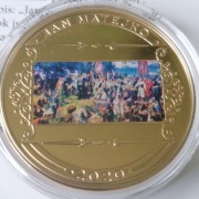 Nunizmat kolekcjonerski platerowany. 