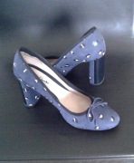 CLARKS - stylowe  czółenka IDAMARIE FAYE roz 36,5/3,5 / nubuk