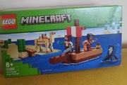 LEGO 21259 Minecraft Podróż statkiem pirackim 