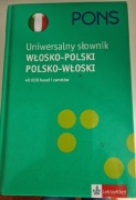 Uniwersalny słownik włosko polski i polsko włoski Pons