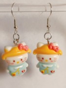 Kolczyki Hello Kitty błękitny #8