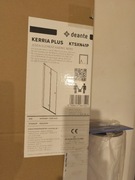 Deante Kerria Plus drzwi prysznicowe 90 cm - czarne / szkło