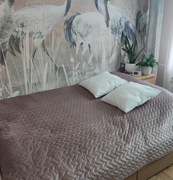 Narzuta na łóżko 200/220 kolor pudrowy róż.  Narzuta ze sklepu  Eurofirany