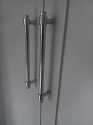 Uchwyty podłużone do szafy, Chrom, 160 mm, NOWE