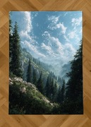 Plakat z Górami Widok Natura - duży format A3