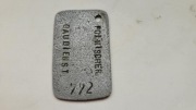nieśmiertelnik - POLNISCHER  BAUDIENST / 772