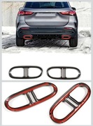 Mercedes GLA H247 Metalowe  nakładki na końcówki wydechowe