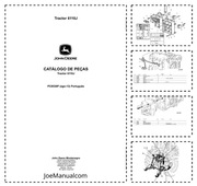 John Deere 6110J Tractors  Parts Catalog Katalog Części