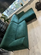 Kanapa/narożnik butelkowa zieleń 270x160 