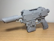 Laspistol Astra Militarium Warhammer 40K, skala 0,7 - proxy/druk 3D