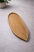 Drewniana elegancka taca/deska na przystawki oraz sushi 29cm x 10.5cm