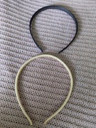 2 cienkie opaski do włosów 