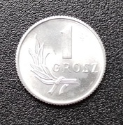 MONETA 1 grosz 1949 Polska Bez znaku mennicy