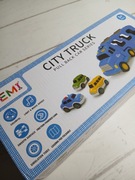 Zestaw ciężarówka 5w1 city truck efekty dźwiękowe Temi 3+