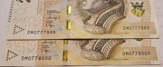 Banknoty 200 zl  numery jakość bankowa