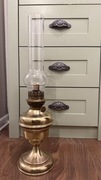Stara mosiężna lampa naftowa Antyk 3