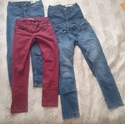 Zestaw dżinsów 4 sztuki plus sweter