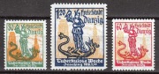 WMG, Danzig, Gdańsk, Fi 84-86, 3  znaczków czystych* z klejem i podlepką