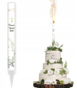 BIAŁA fontanna tort raca Pierwsza Komunia Święta