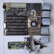 SOYO SY-025N2 socket 3 VLB ISA + cpu + 16mb + kontroler retro PC