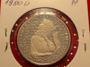 Wm-B-B1 (a) Niemcy 5 marek 1980D Proof w oryginalnej folii