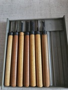 Dłuta do rzeźbienia w drewnie.