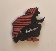 Magnes na lodówkę drewniany ŚWIĘTOKRZYSKIE Baba Jaga Czarownica(28) 