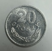 Moneta 20 groszy  1983 rok nie czyszczona 