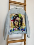 Kurtka jeansowa Levis XL custom John Lennon The Beatles