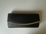 Torebka kopertówka deichmann na srebrnym pasku