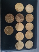 2 zł, monety 12 szt, b dobry stan